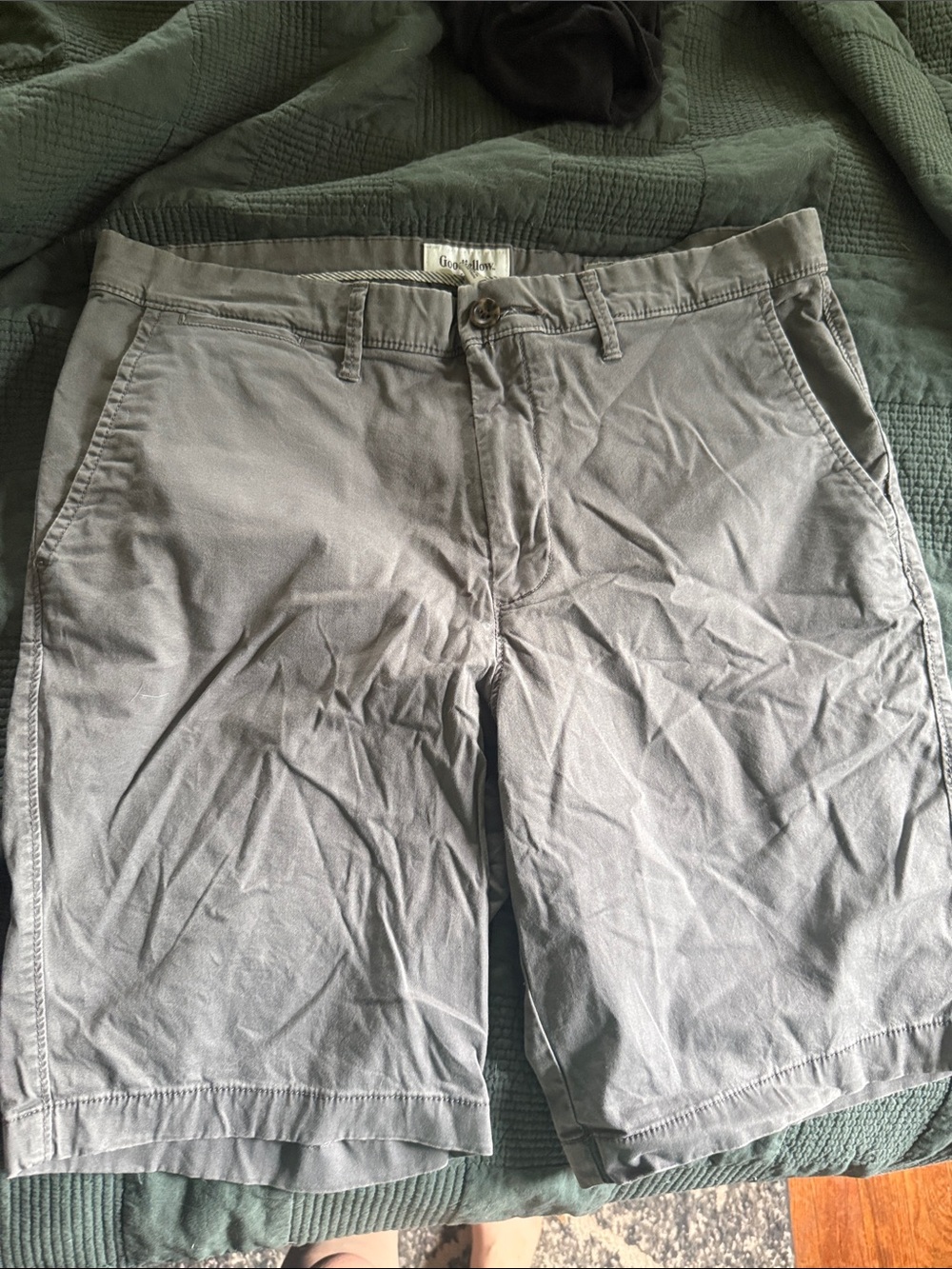 Goodfellow & Co Gray Flat-Front Men's Shorts